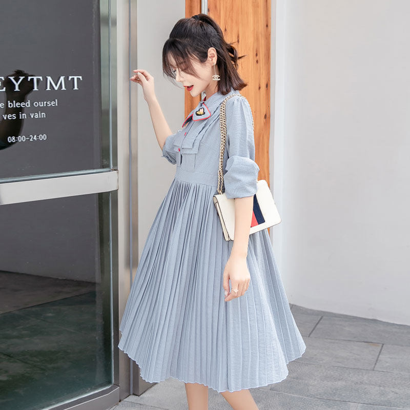 孕妇装春装时尚款2021新款连衣裙 himibaby连衣裙