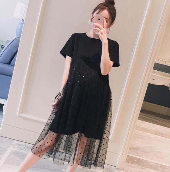 孕妈妈仙女超仙韩版孕妇夏装连衣裙 himibaby连衣裙