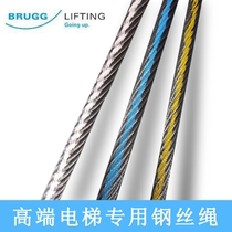 BRUGG Swiss Brugger import lift special steel wire rope 10mm imported lift accessories Hemp Core Full Steel Core