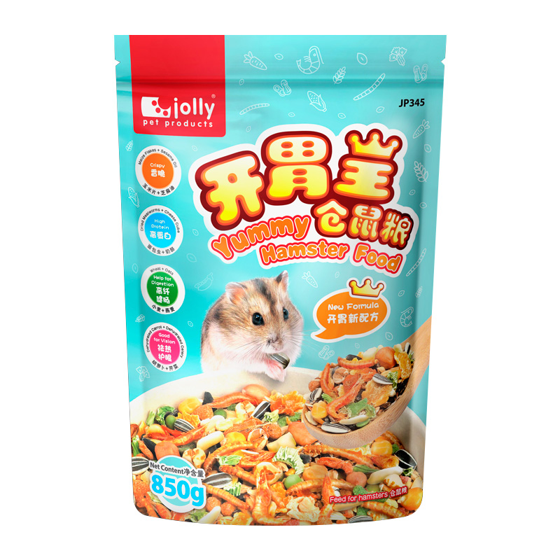 Jolly祖莉小仓鼠粮食主粮花枝鼠粮金丝熊粮食物零食营养饲料850g - 图3