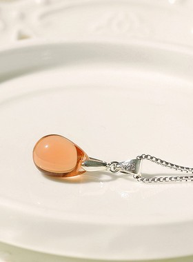 手工原创琉璃水滴吊坠女手作闺蜜