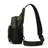 Outdoor running waterproof camouflage tactical chest bag for men