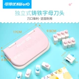 Штамповочная машина, большой комплект с буквами ручной работы, 26 шт, DIY, английский