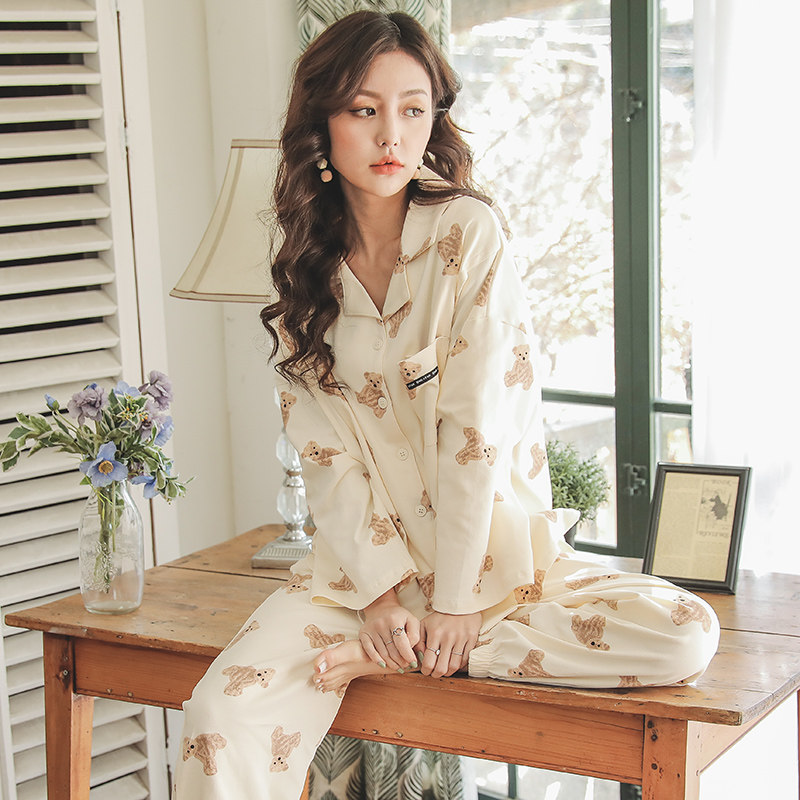 月子服春秋纯棉5月份4产后6睡衣 欧美妃家居服套装