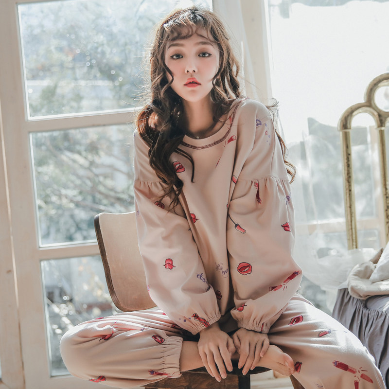 月子服春秋冬夏纯棉产妇哺乳期睡衣 欧美妃家居服套装