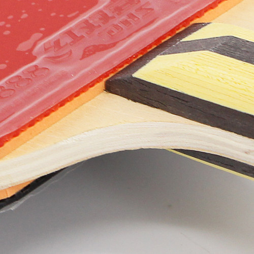 红双喜DHS狂飚四星直拍双面反胶乒乓球拍单拍成品拍H4006横拍直拍 - 图1