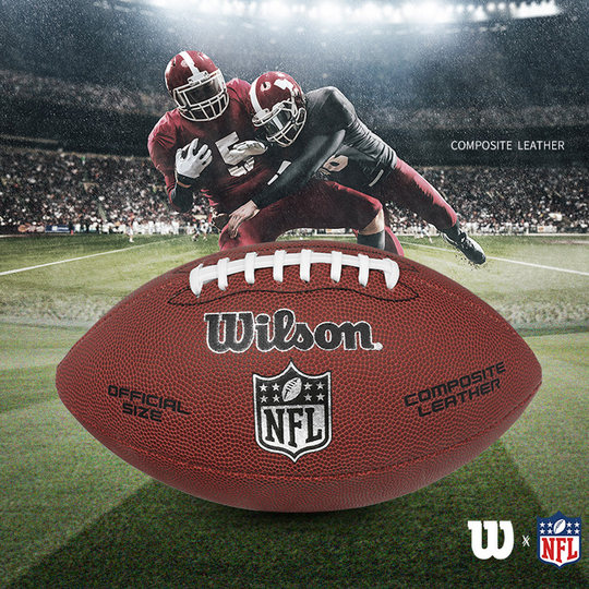 Wilson威尔胜橄榄球9号 NFL青少年训练比赛用球6号耐磨美式橄榄球