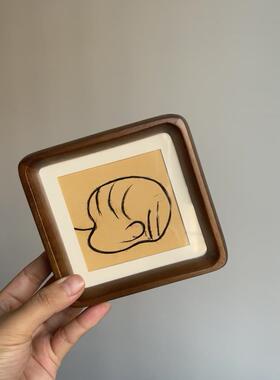 宝宝胎毛画制作宝宝胎发纪念品