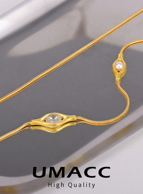 金色项链日常百搭毛衣链秋冬