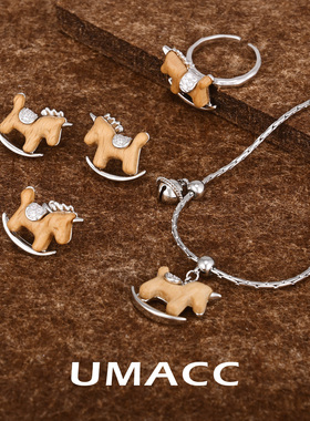 马上有钱项链小马吊坠毛衣链秋冬