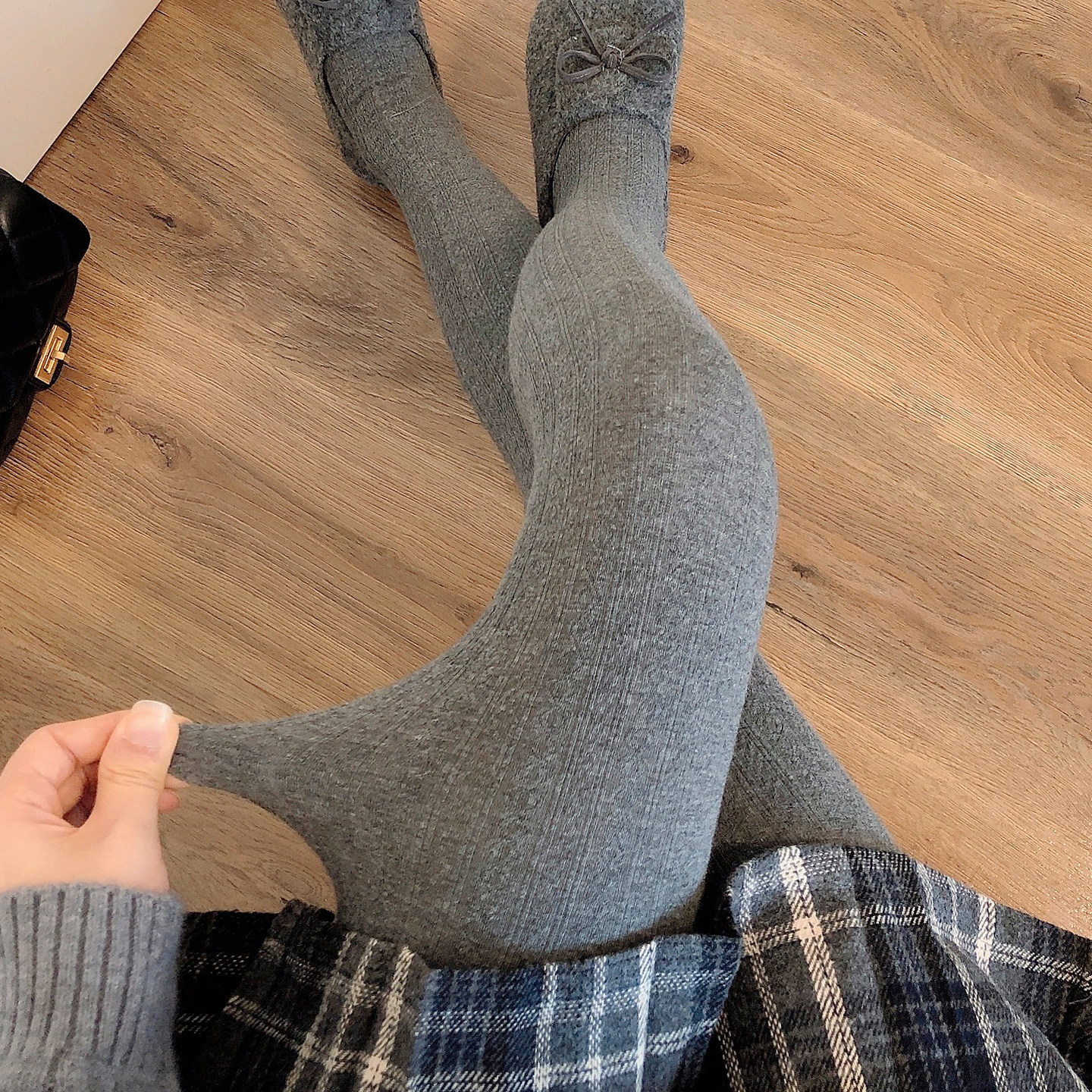 烟灰色打底裤女秋冬加绒加厚深灰连裤袜格雷系外穿保暖显瘦打底袜,淘宝优惠券,粉丝福利购,淘宝优惠卷