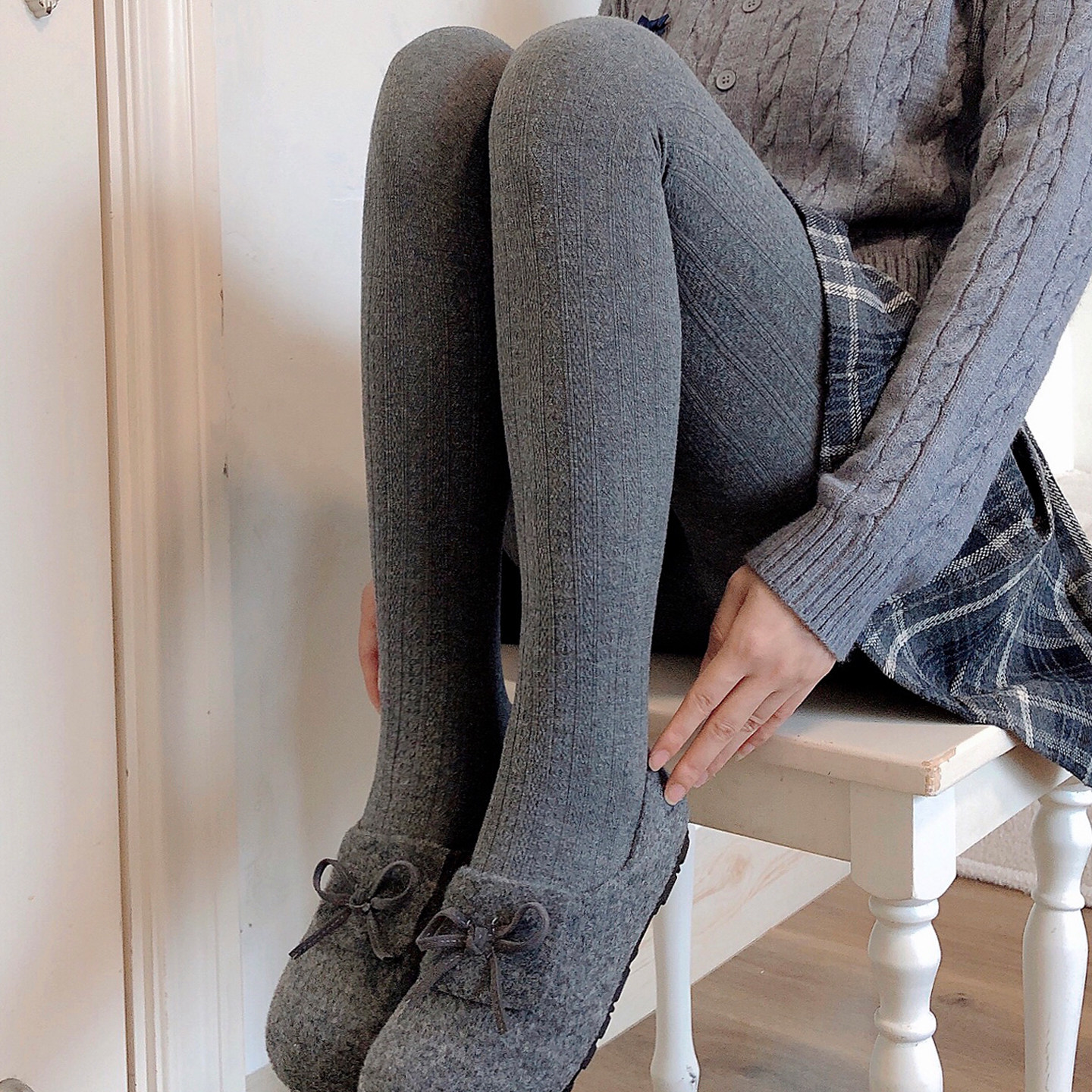 烟灰色打底裤女秋冬加绒加厚深灰连裤袜格雷系外穿保暖显瘦打底袜,淘宝优惠券,粉丝福利购,淘宝优惠卷