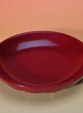 正品朱砂圆形红砂和紫金砂盘子家用寺庙供桌专用朱砂摆盘