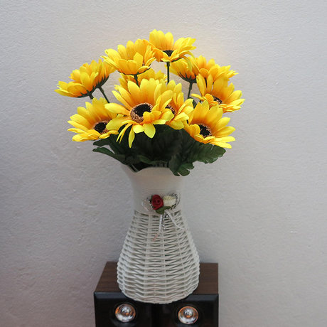 Plastic Flower Simulation Plant Small Potted Green Plant Small Bonsai Indoor Fake Flower Green Plant Decoration