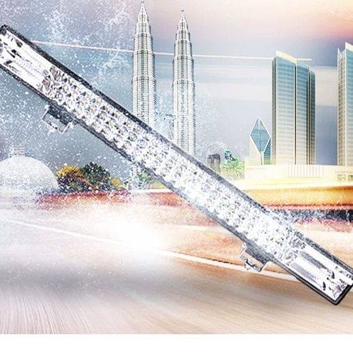 汽车led长条射灯货车杠灯12伏24v超亮强光大灯爆闪中网越野车顶灯 - 图3