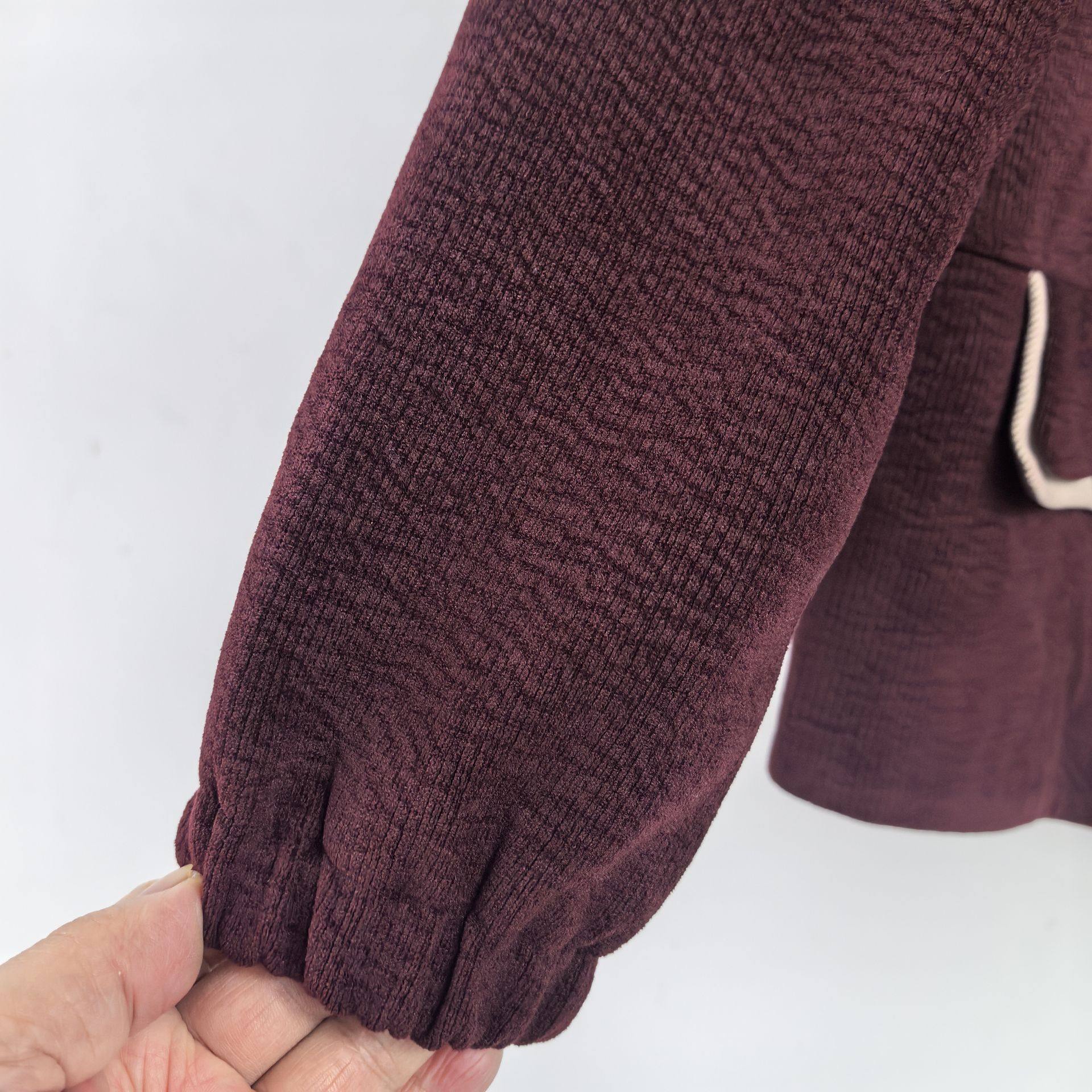 FCLF91989春装2026妈妈女新款时尚休闲宽松撞色翻领中老年短外套,淘宝优惠券,粉丝福利购,淘宝优惠卷