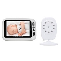 Video Nanny baby monitor with camera 4 3 inch LCD IR Night