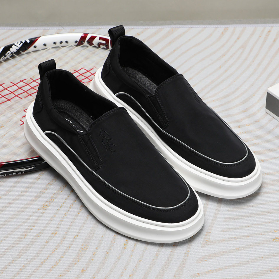 沙chi 运动运动男鞋透气休闲布鞋男士一脚蹬帆布鞋男乐福鞋,淘宝优惠券,粉丝福利购,淘宝优惠卷