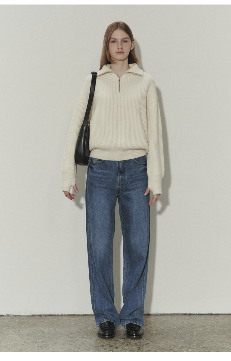 2025秋冬新款100%山羊绒毛衣女高领半拉链宽松大码加厚针织打底衫,淘宝优惠券,粉丝福利购,淘宝优惠卷