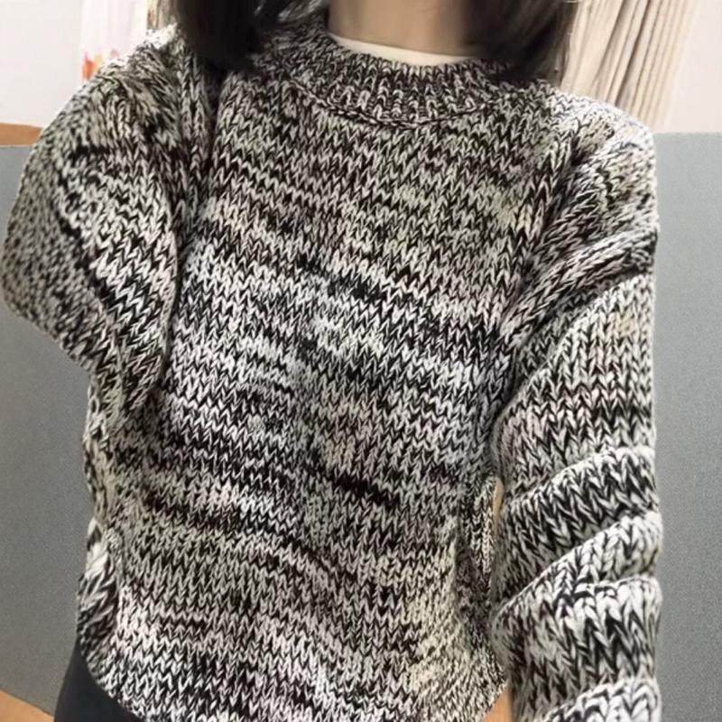 100%纯山羊绒毛衣女2025秋冬新款加厚宽松大码显瘦套头针织打底衫,淘宝优惠券,粉丝福利购,淘宝优惠卷