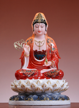 九紫离火全堂佛娑婆三圣佛像摆件