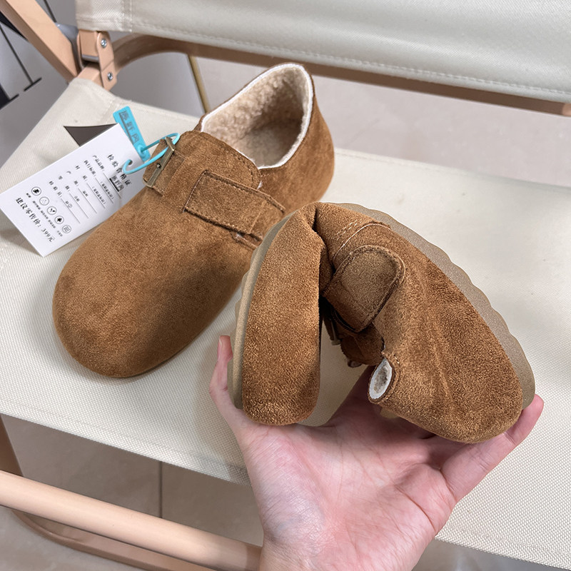 复古勃肯鞋！反绒革鞋面+橡胶软底！冬季女士一脚蹬加绒保暖棉鞋,淘宝优惠券,粉丝福利购,淘宝优惠卷