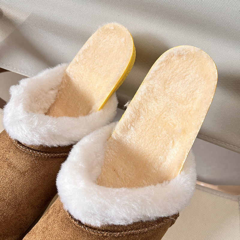 2025冬季新款女厚底防滑雪地短靴！加厚仿皮毛一体！加绒保暖棉鞋,淘宝优惠券,粉丝福利购,淘宝优惠卷