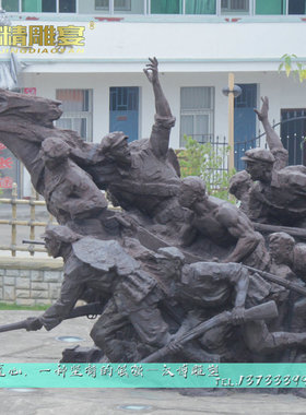 城市广场红军加工制作园林景观