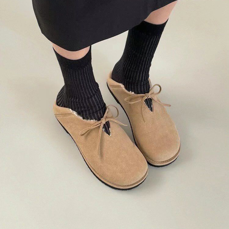 苏木槿复古百搭加绒保暖V口平底低帮女鞋棉鞋女2026冬东大门新款,淘宝优惠券,粉丝福利购,淘宝优惠卷