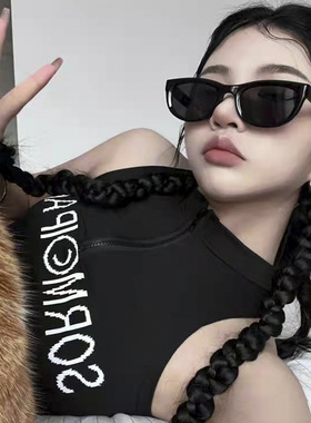 欧美gm墨镜女方圆脸显瘦猫眼网红街拍高级感眼镜夏防晒遮阳太阳镜