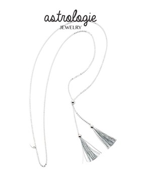 【清仓】 Tassel Chic系列银妆流苏925银镀金项链项链女毛衣链