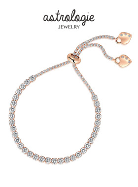 心心相印闪耀锆石镶嵌