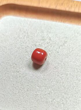 天然南红玛瑙老型珠配件手工苹果珠diy配件文玩时尚配饰佛珠串珠