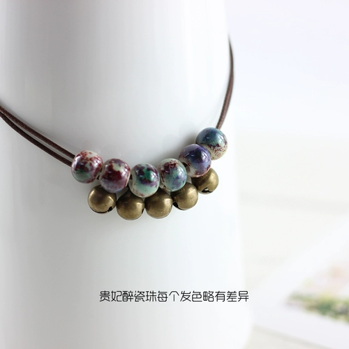 Ретро браслет на ногу, колокольчик для школьников для влюбленных, аксессуар, японские и корейские, в корейском стиле, простой и элегантный дизайн