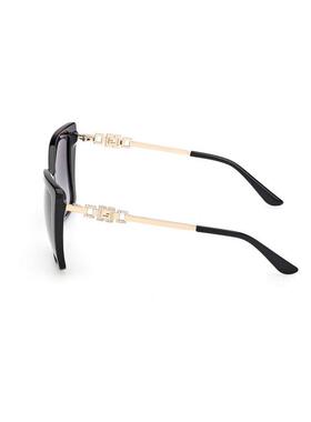 代购GUESS女士太阳镜防紫外线遮光抗眩光清晰视野方形框黑色镜框