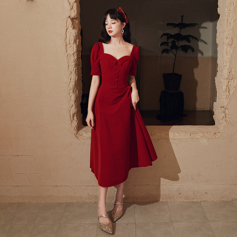 丝绒新娘2020新款平时可穿敬酒服 花棠秀礼服/晚装