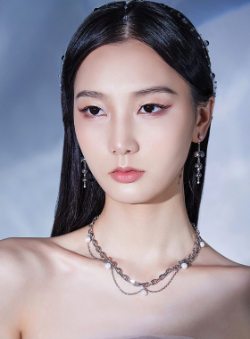 浮游生物双层缠绕造型设计项链