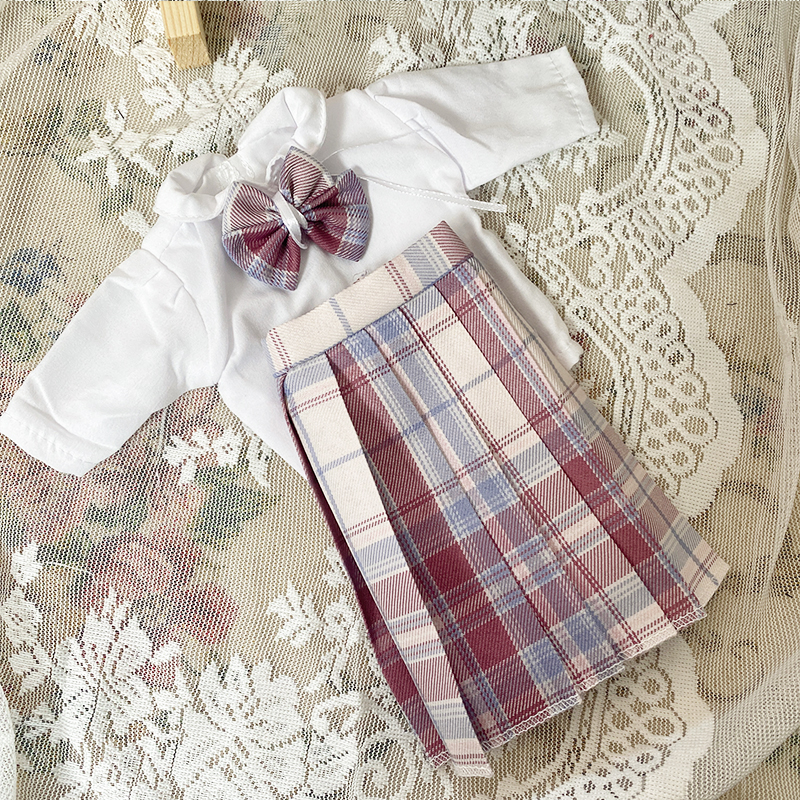 3分4分bjd娃娃衣服JK制服60 45cm校园短裙套装（不含娃娃 - 图0