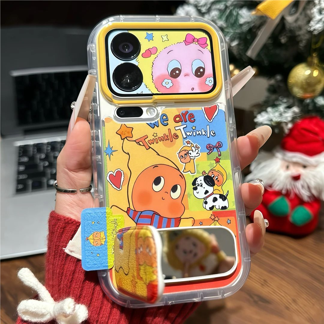 可爱星星人适用小米17promax支架手机壳小米15/14/13情侣红米K90/80/70新款note15/14全包苹果17/16promax壳,淘宝优惠券,粉丝福利购,淘宝优惠卷