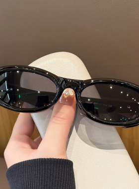 欧美复古猫眼墨镜防紫外线