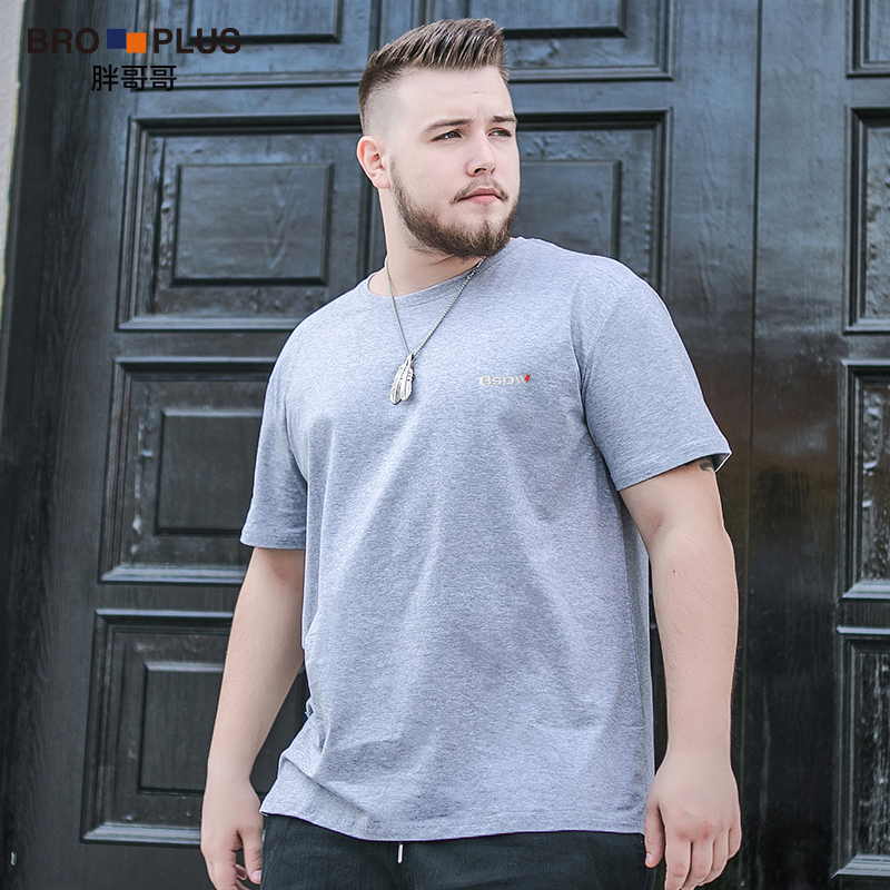 7XL6XL5XL4XL Big yards men's short sleeve T-shirt肥佬短袖t恤-图2