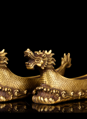 朴器黑色加重加厚龙船