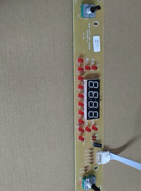 凹形电磁炉双旋钮控制14灯板MHP-GP3-10P-3500W单板型号一样才可