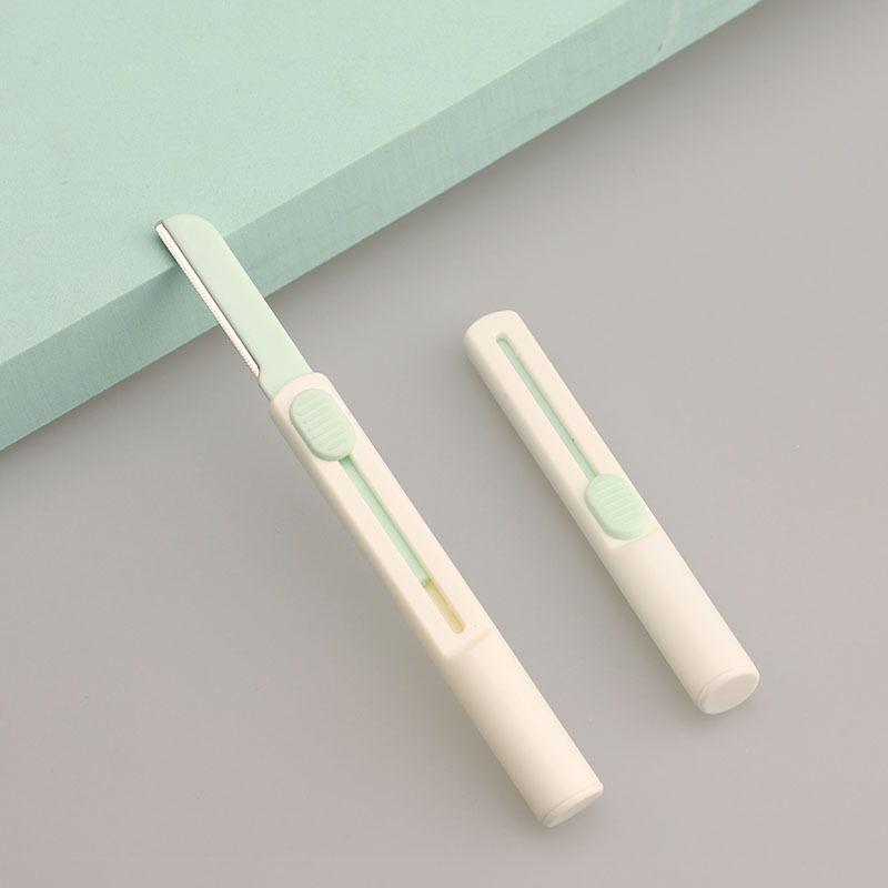 自然修颜伸缩修眉刀女士专用安全锋利便携手动刮眉刀初学者包邮,淘宝优惠券,粉丝福利购,淘宝优惠卷