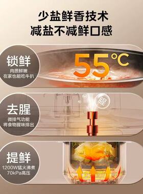 美的8L大容量电压力锅电高压锅