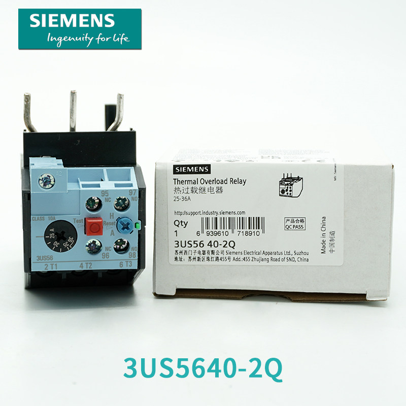 正品西门子3US56热继电器3US5640-1A 1E 1G 2Q 2A 2C 8M 25-36A - 图0