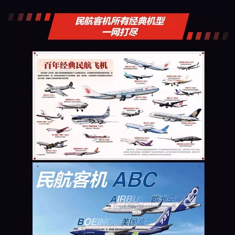 问天少年增刊图解民航飞行的秘密精装儿童科普知识宝典239张照片376架飞机56张3d建模和数字会画图经典机型客机构造图解小百科,淘宝优惠券,粉丝福利购,淘宝优惠卷