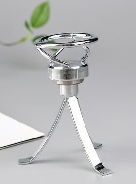 新款拆卸旋转款水晶球底座电镀高端创意家居摆件客厅玄关工艺品