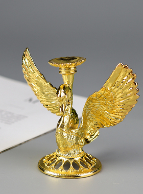 合金天鹅水晶球底座置物架