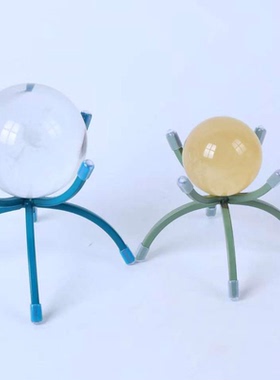 新款简约客厅水晶球摆件